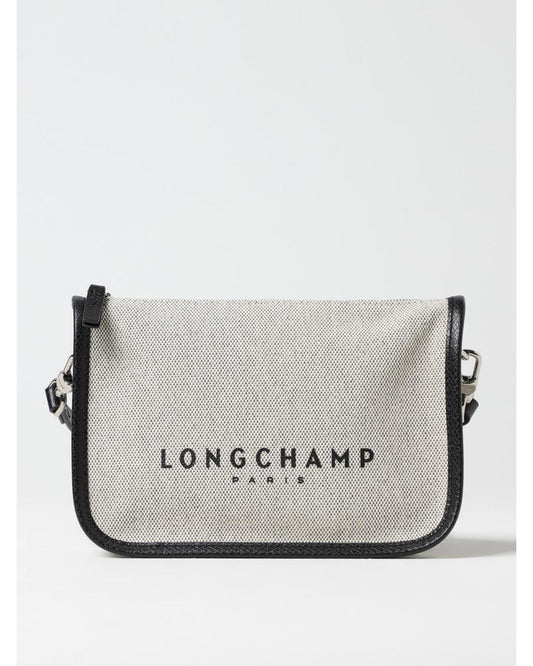 Longchamp Gray Cotton Crossbody Bag - Qutton