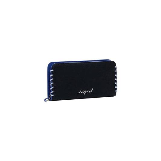 Desigual Black Polyethylene Wallet - Qutton