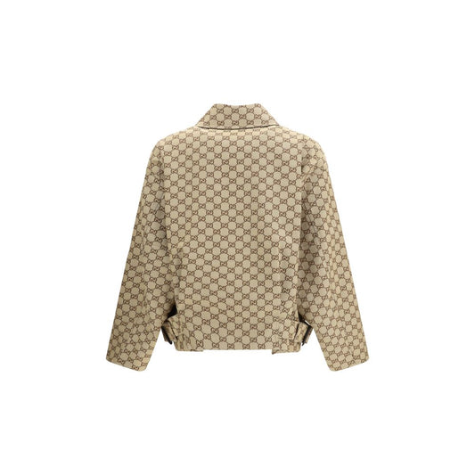Gucci Beige Cotton Bomber - Qutton