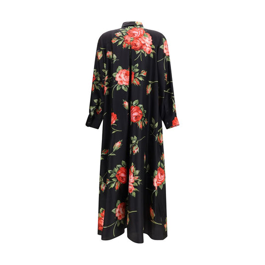 Dolce & Gabbana Multicolor Silk Casual Dress