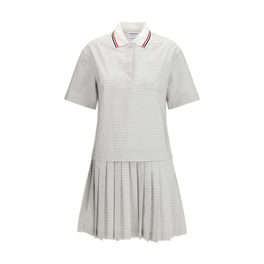 Thom Browne Gray Cotton Casual Dress