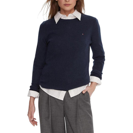Tommy Hilfiger Blue Wool Sweatshirt - Qutton