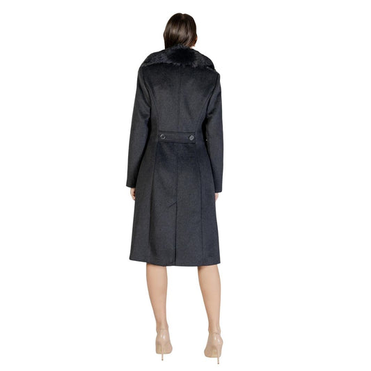 Guess Gray Polyester Coat