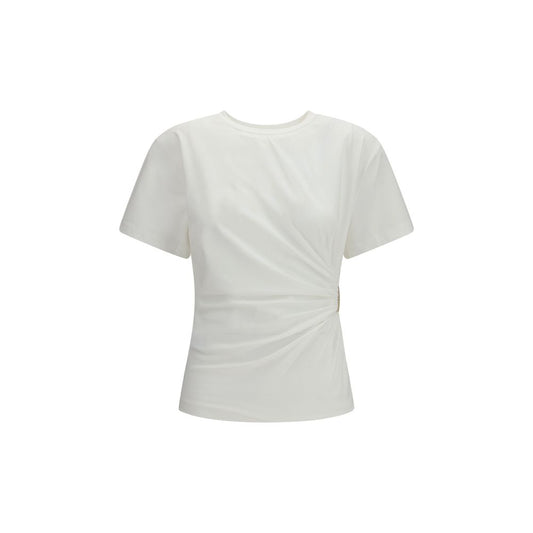 PINKO White Cotton T-Shirt - Qutton