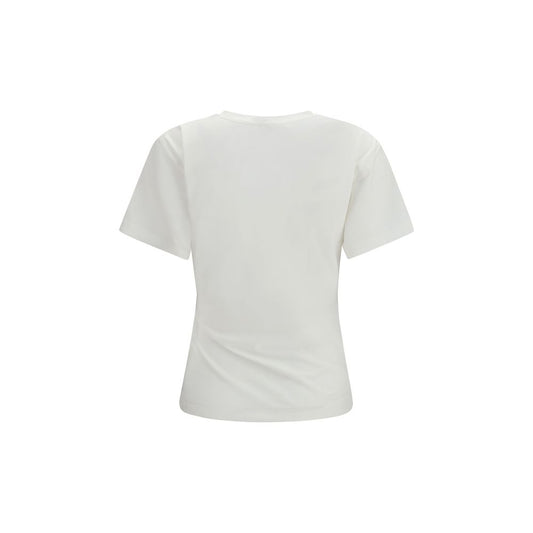 PINKO White Cotton T-Shirt - Qutton