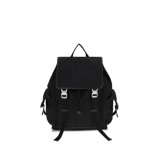 Gucci Black Fabric Backpack
