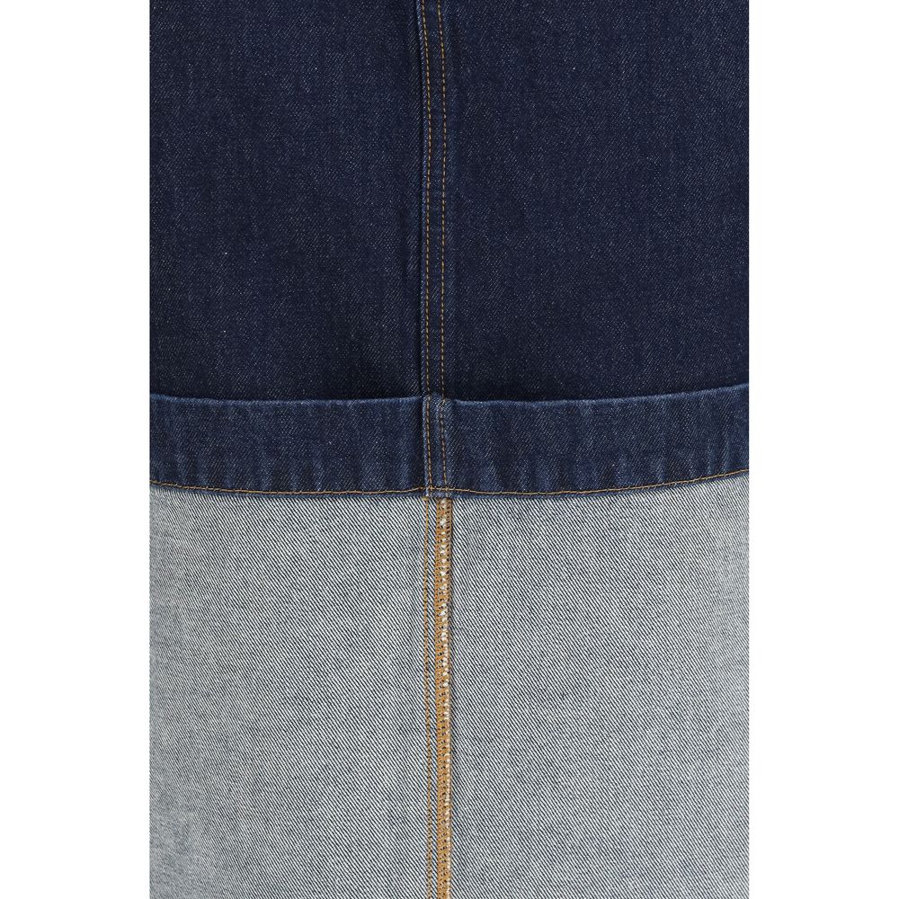 Khaite Blue Denim Skirt - Qutton