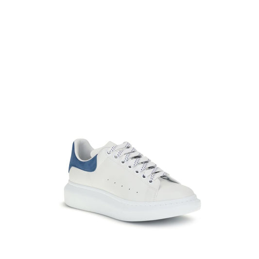 Alexander McQueen White Calf Leather Bos Taurus Platform Sneakers