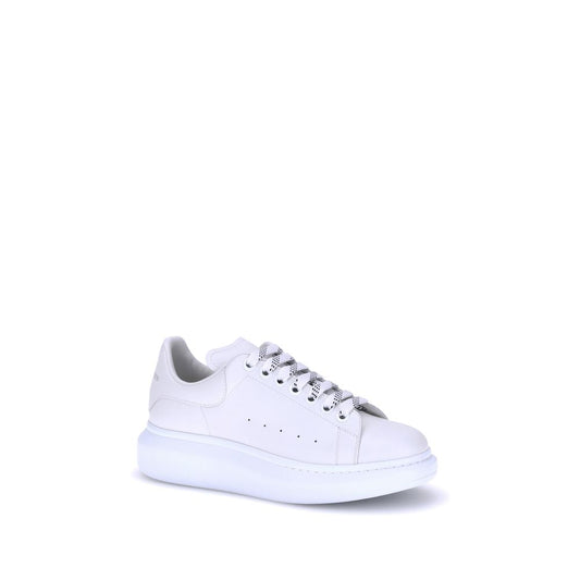 Alexander McQueen White Calf Leather Bos Taurus Platform Sneakers - Qutton