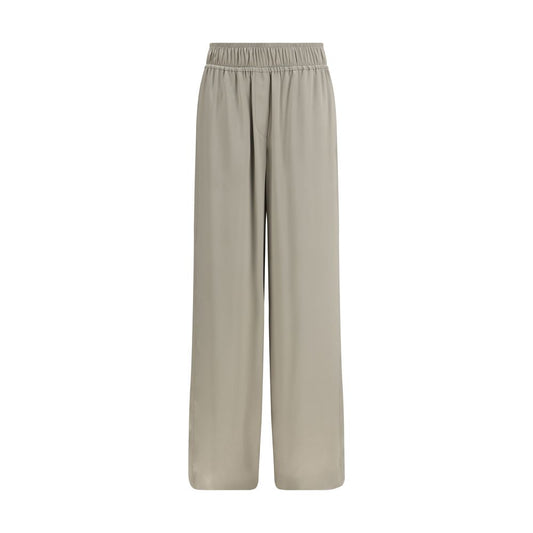 Brunello Cucinelli Bicolor Silk Casual Pants - Qutton