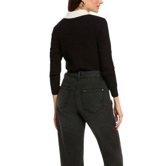 Morgan De Toi Black Viscose Sweatshirt - Qutton