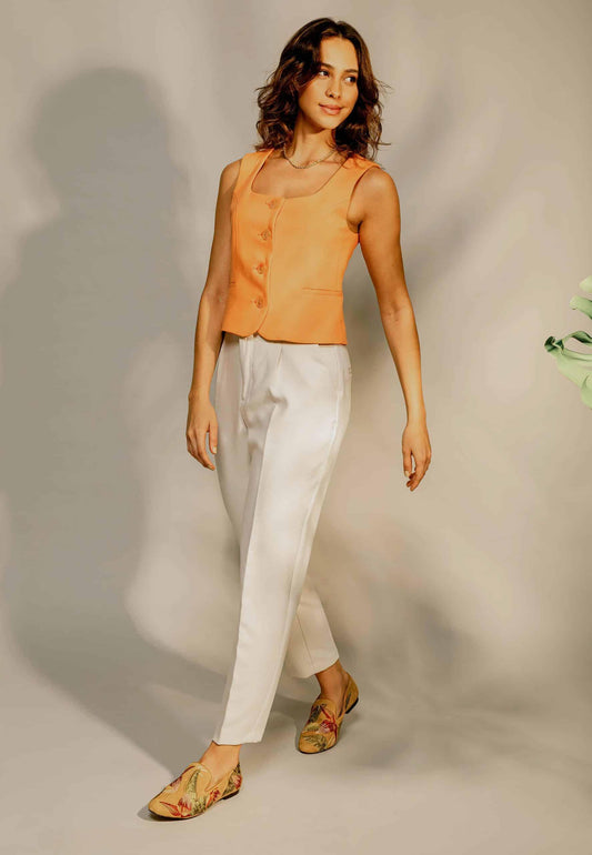 Mangará Atelier Yellow Suede Embroidered Loafers – Elegant Women’S Flat Shoes