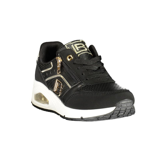 Laura Biagiotti Black Polyurethane Women Sneaker