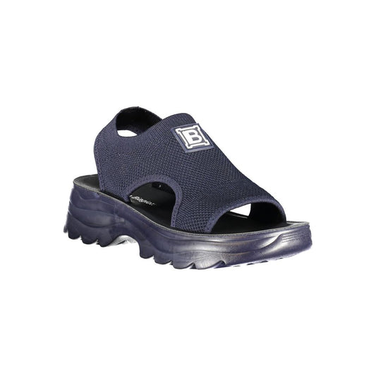 Laura Biagiotti Blue Polyurethane Women Sandal