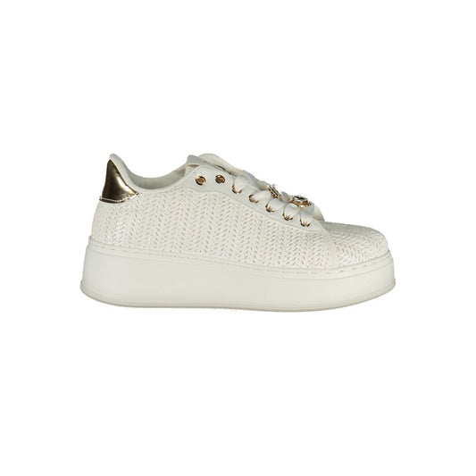 Laura Biagiotti White Polyurethane Women Sneaker