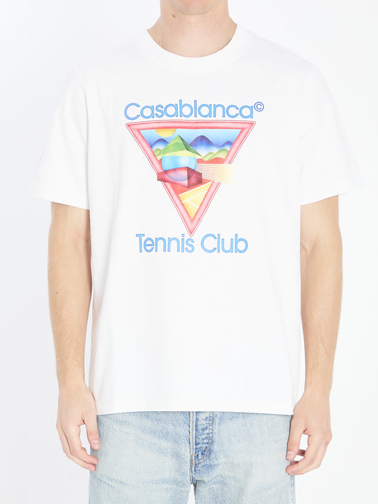 Tennis Club Icon printed t-shirt