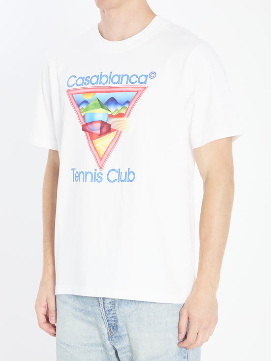 Tennis Club Icon printed t-shirt