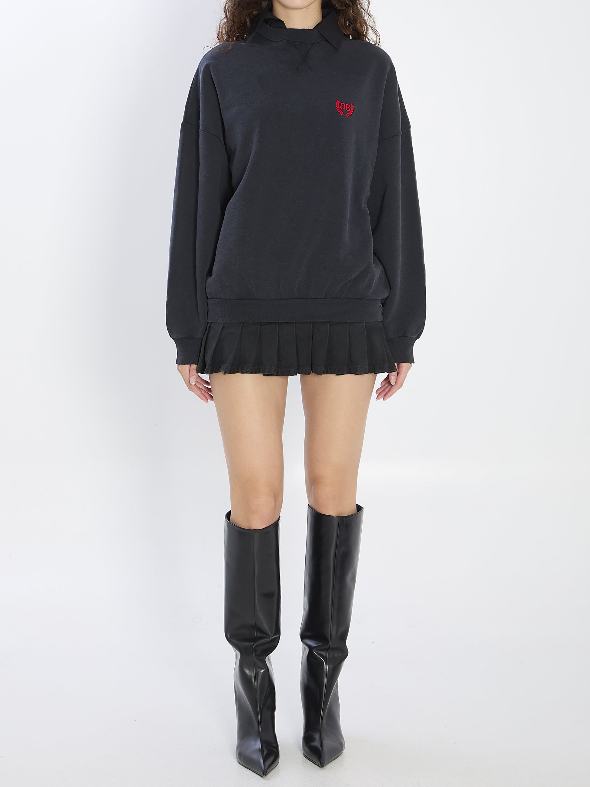 Mini dress in cotton