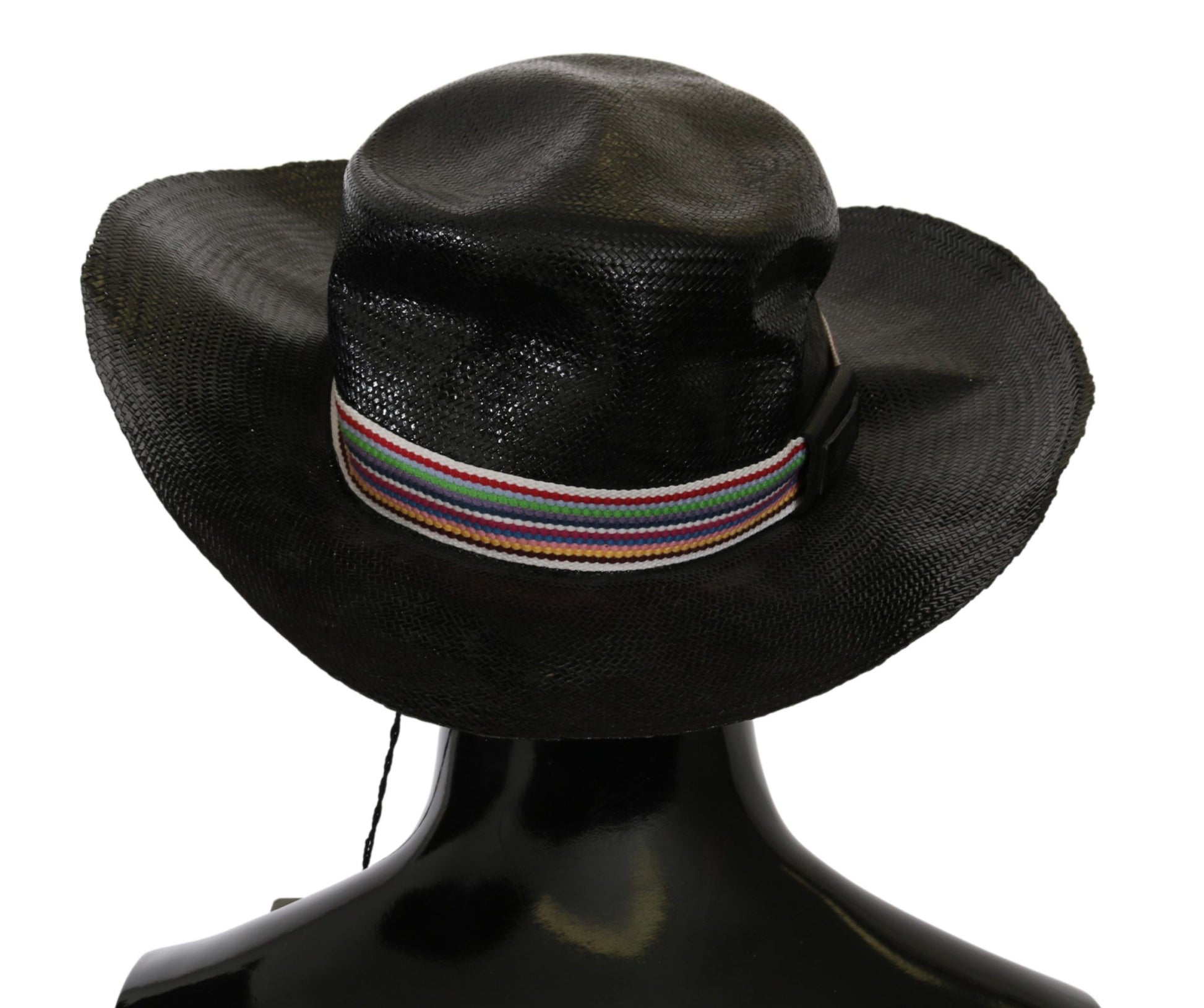 Costume National Black Wide Brim Cowboy Solid Hat