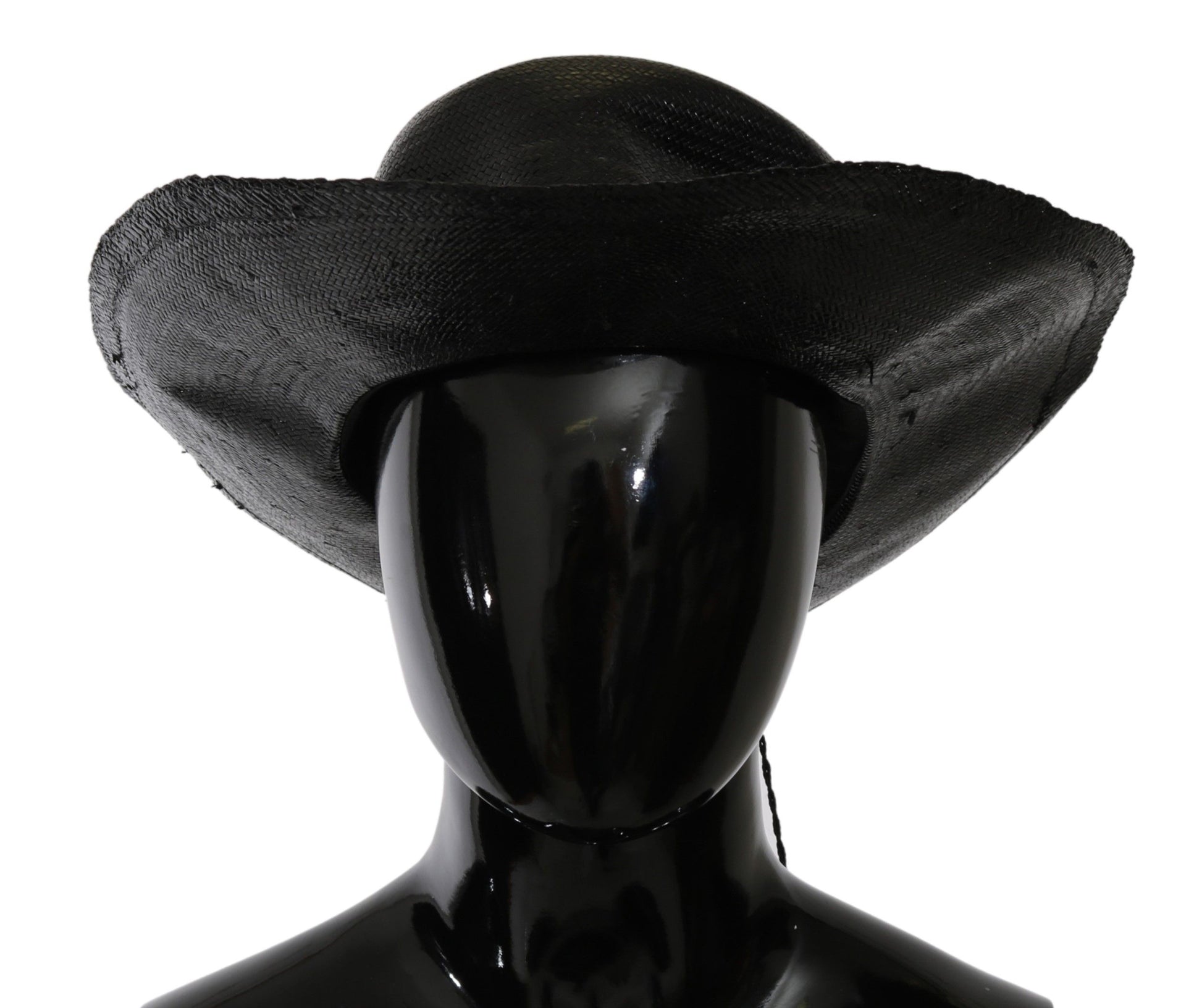 Costume National Black Wide Brim Cowboy Solid Hat