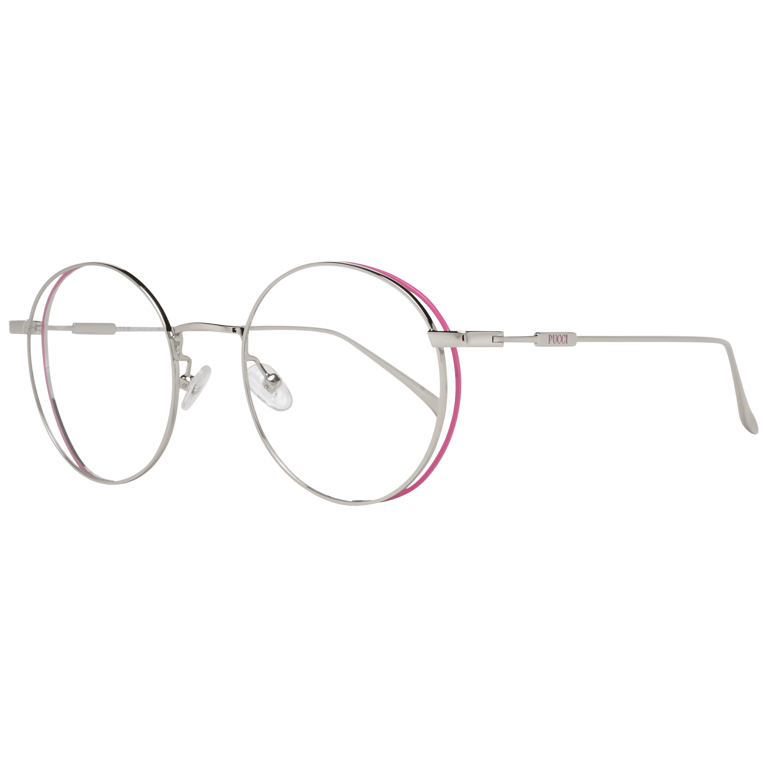 Emilio Pucci Gray Metal Glasses (Frames) - Qutton