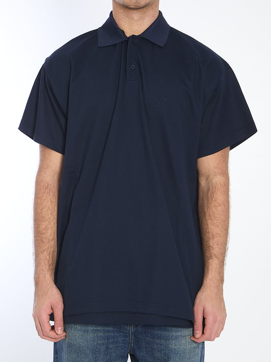 Intertwined polo shirt