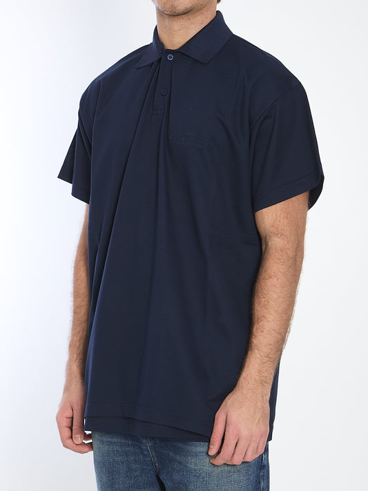 Intertwined polo shirt