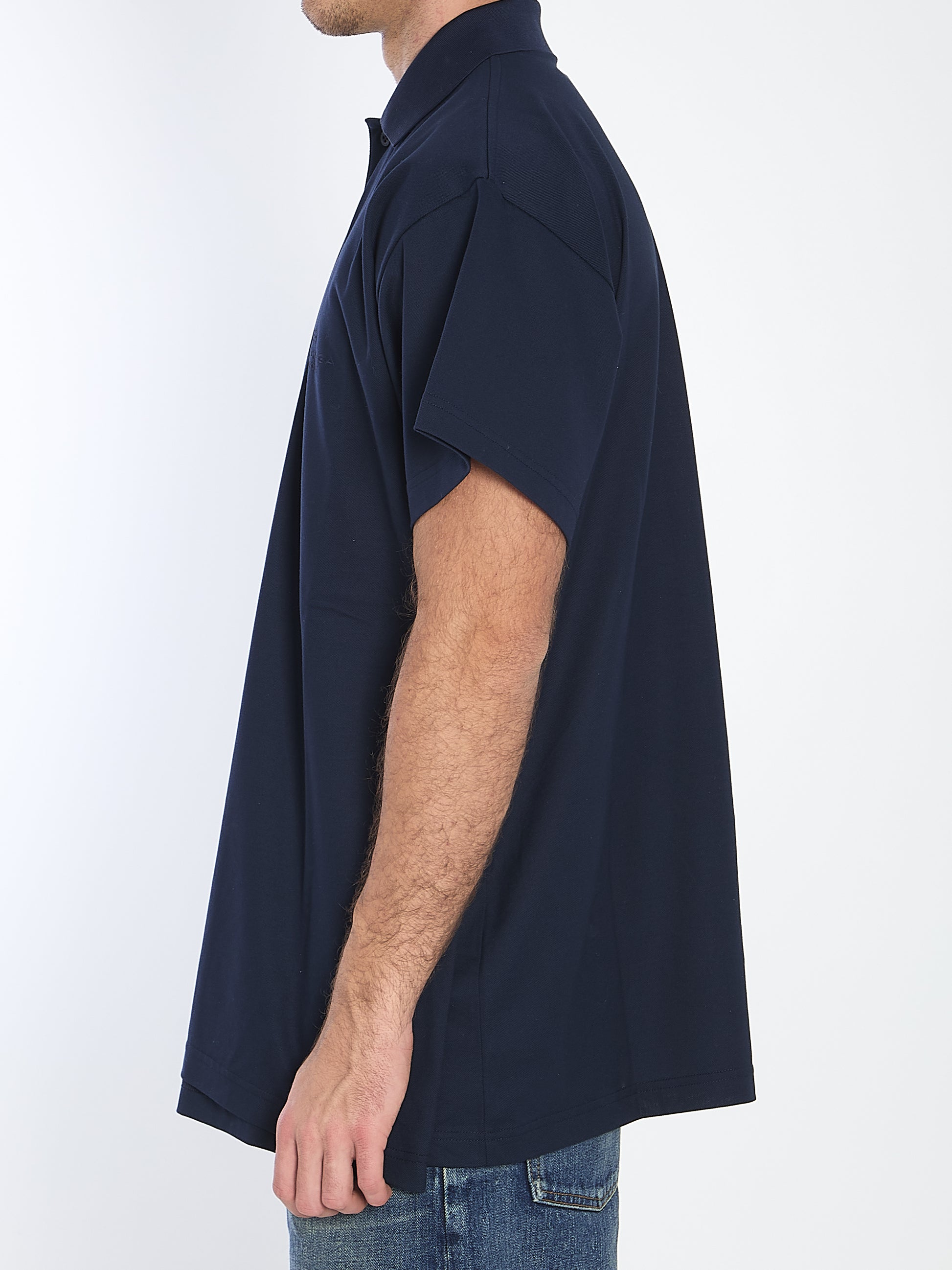 Intertwined polo shirt