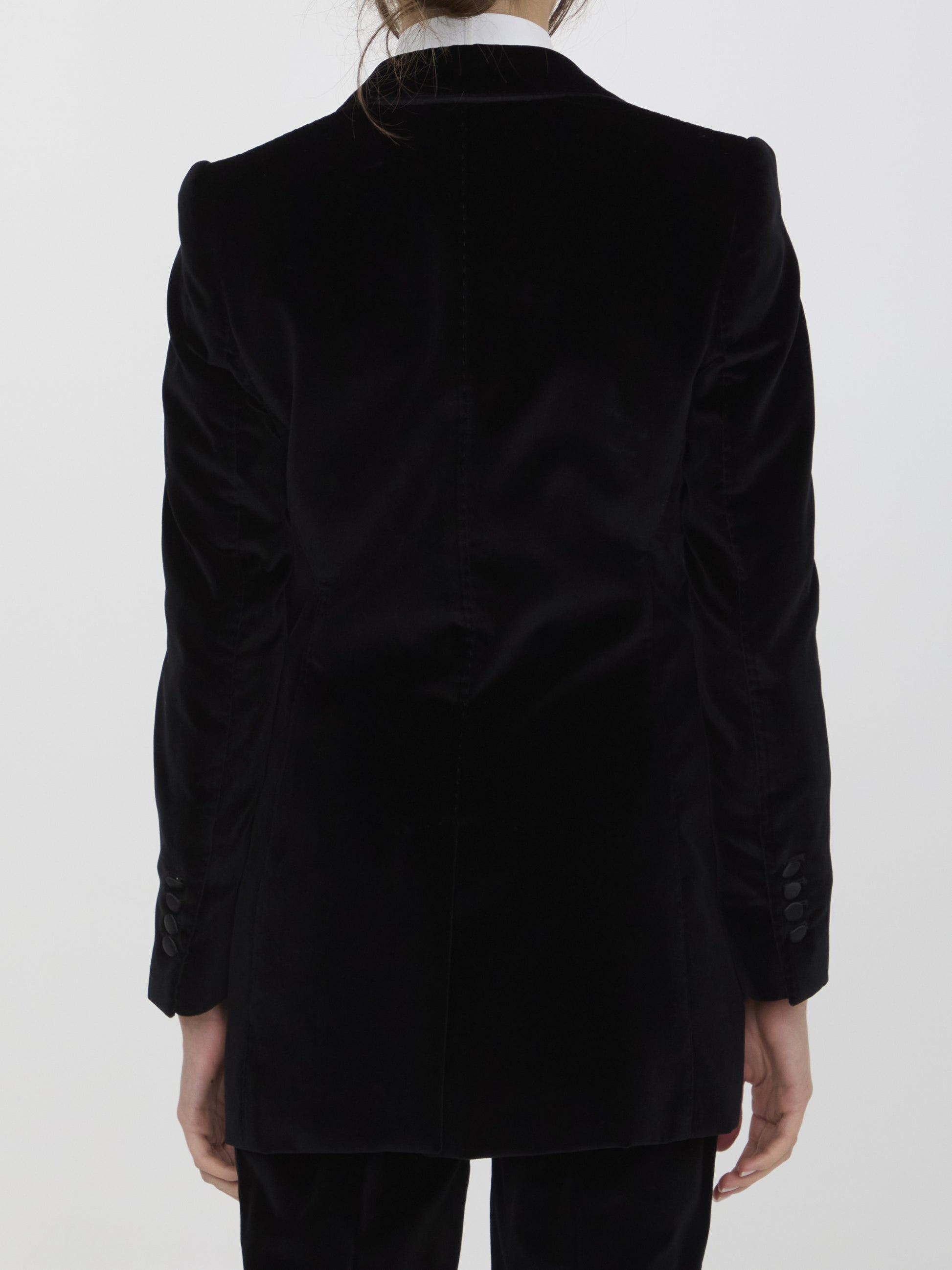 Velvet tuxedo jacket