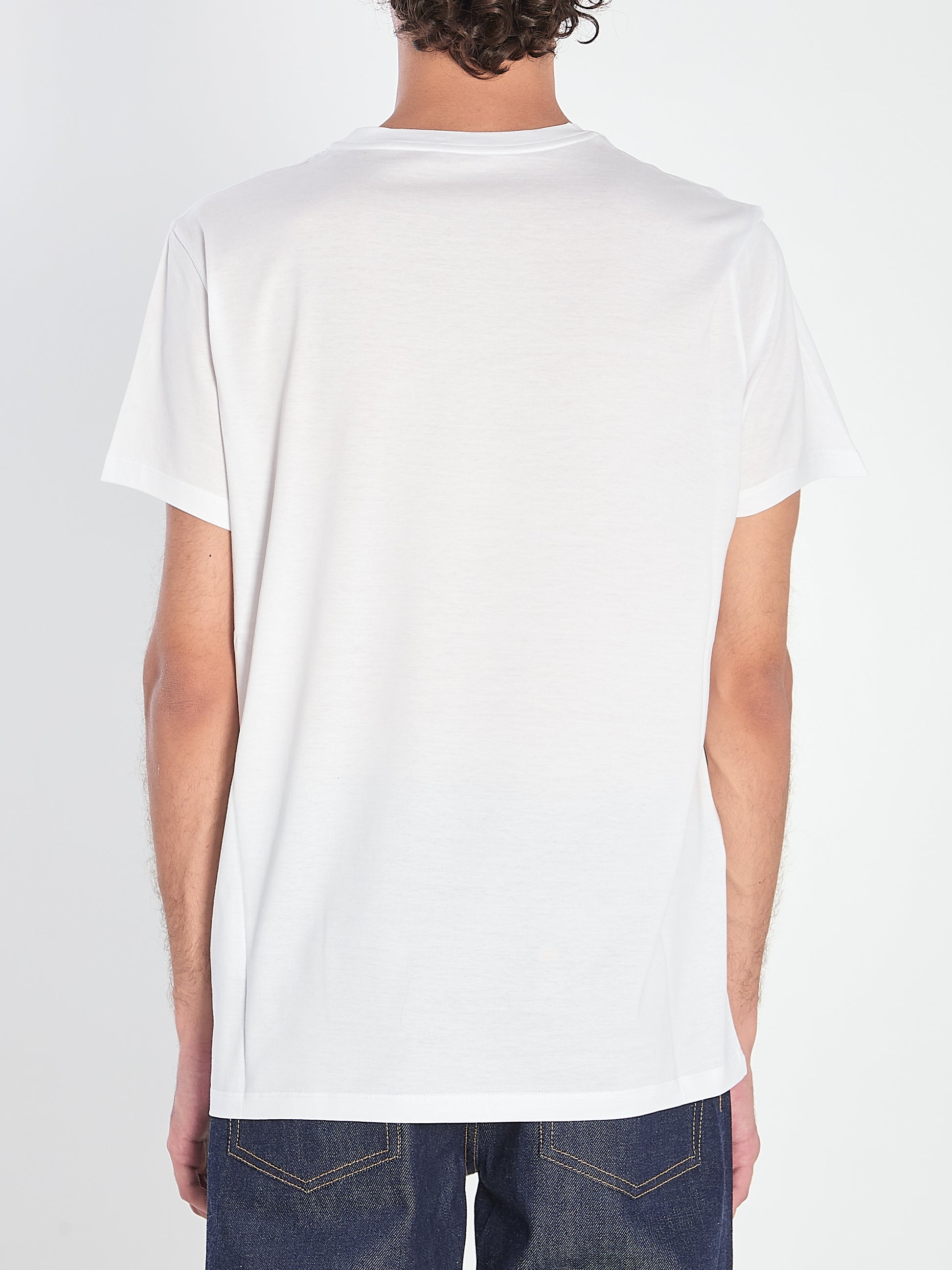 T-shirt with double logo patches