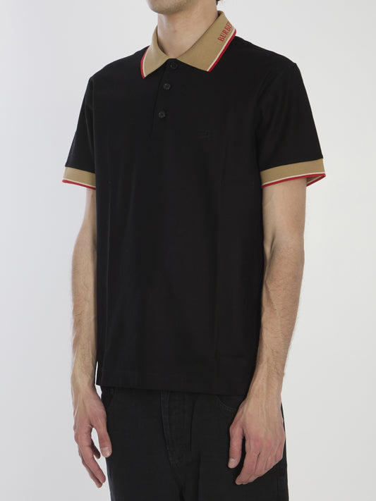 Piqué cotton polo shirt
