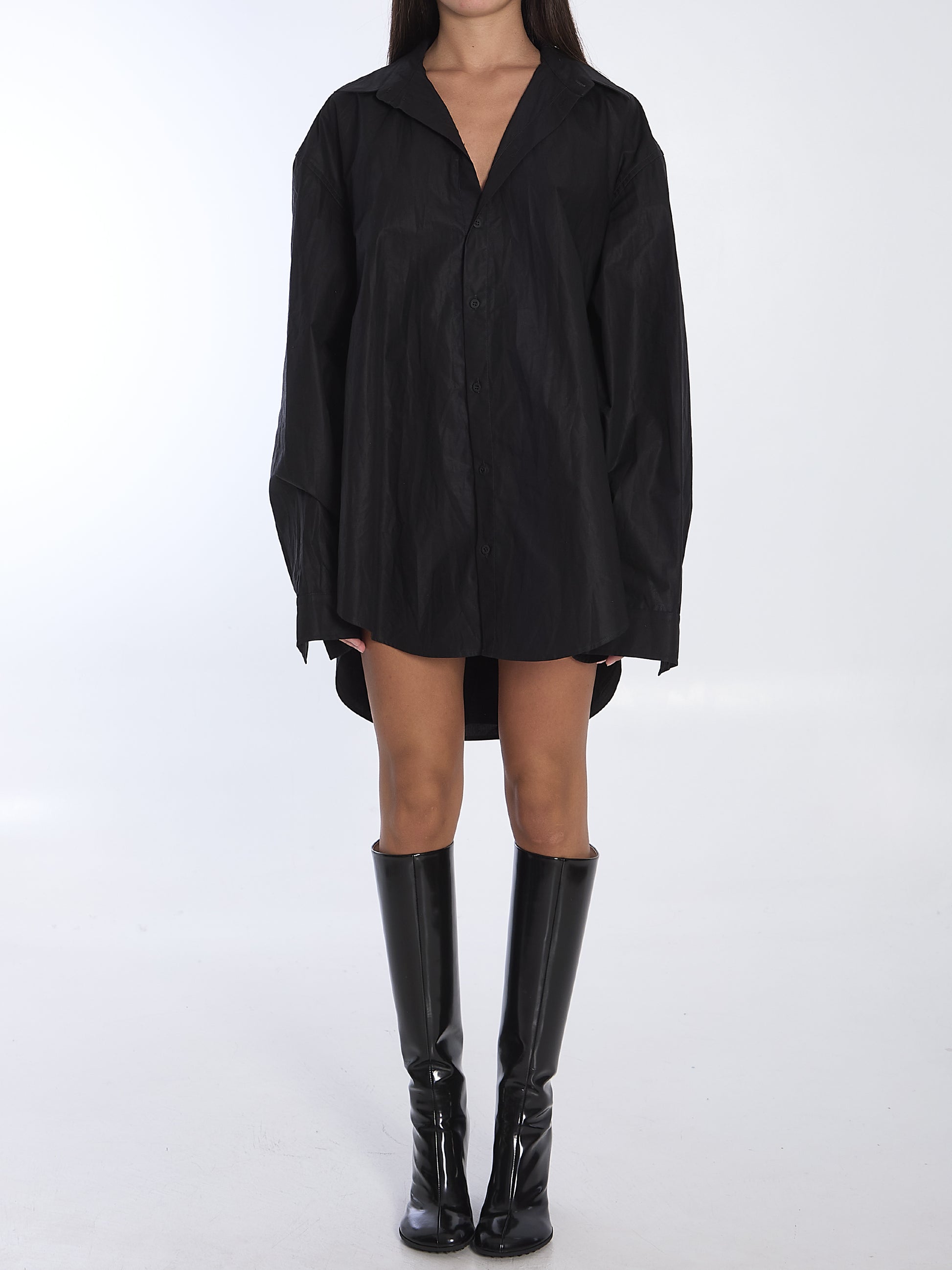 Suspended shirt dress