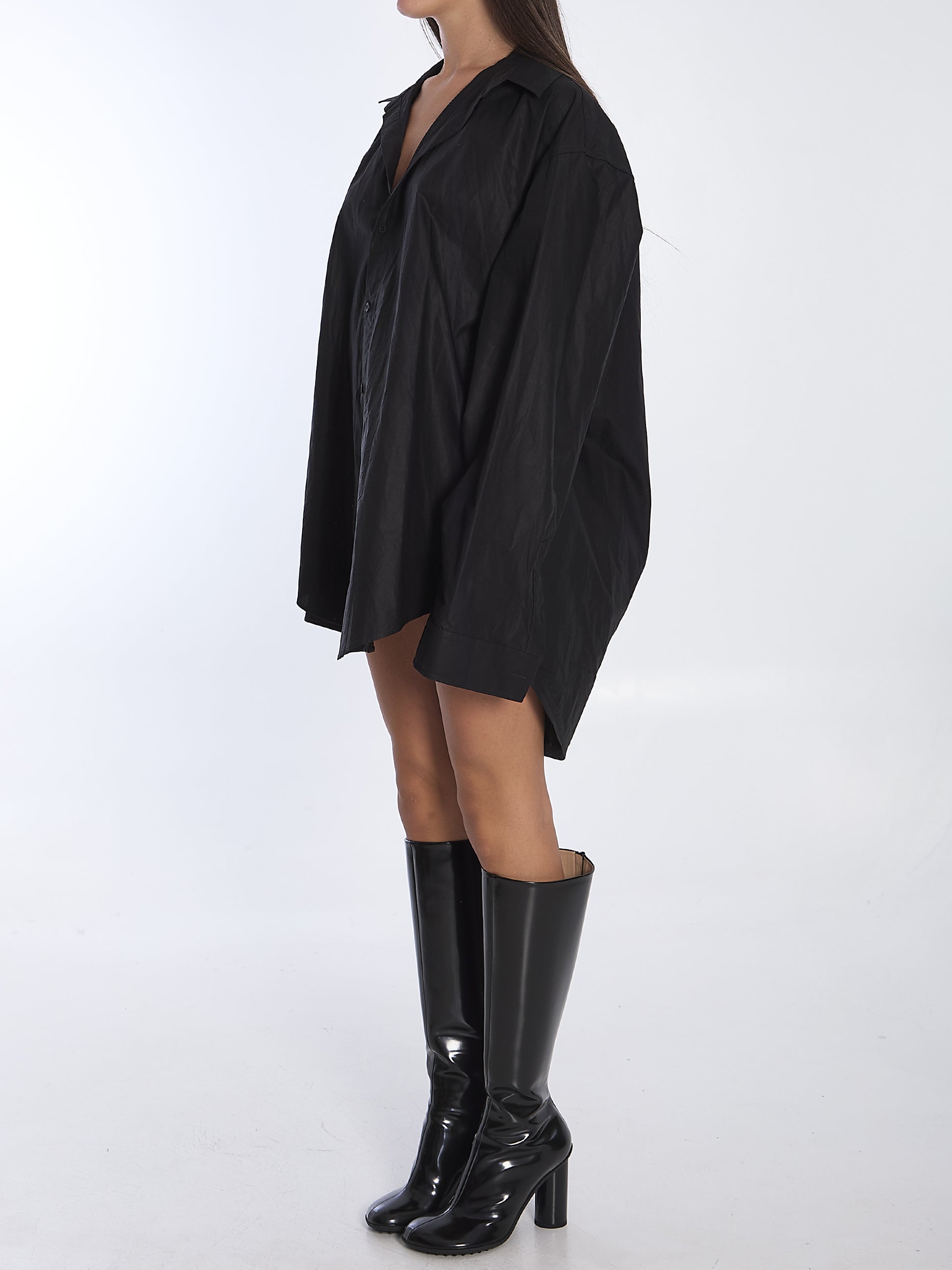 Suspended shirt dress