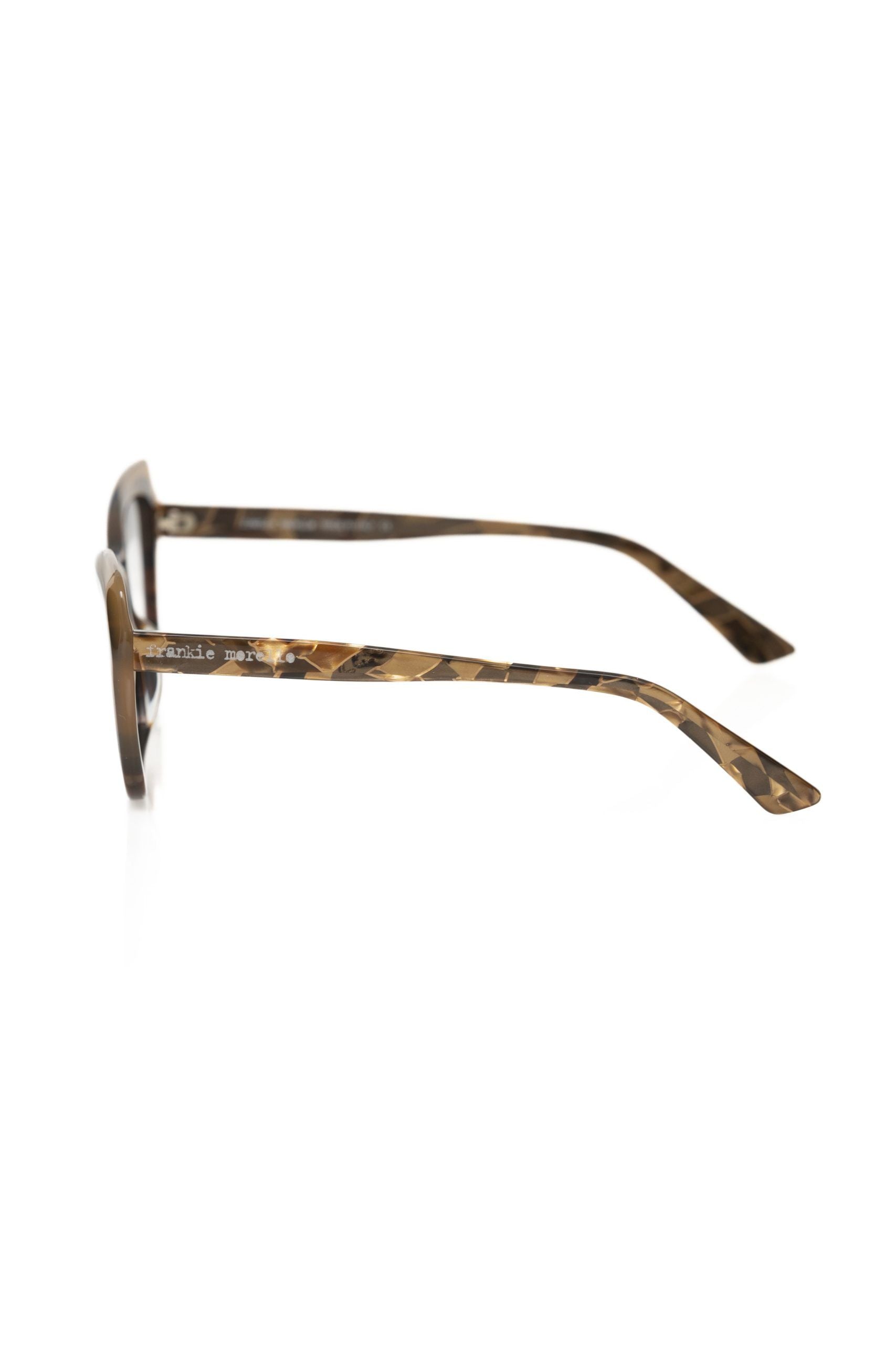 Frankie Morello Beige Acetate Women's Eyeglass Frame