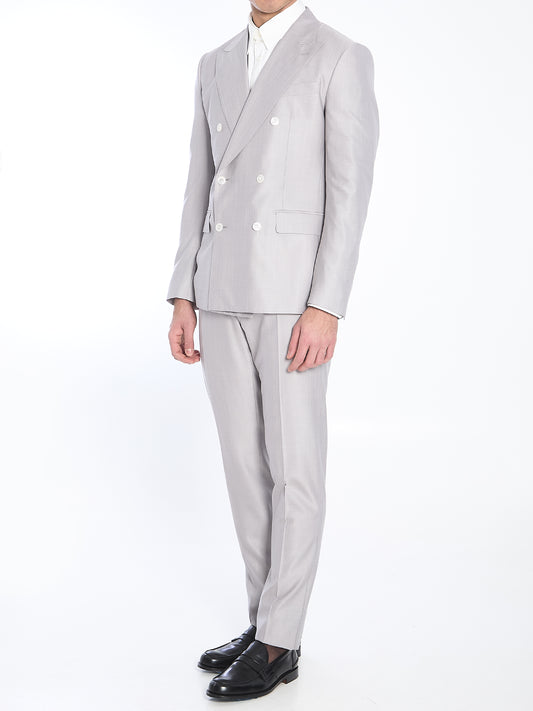 Deconstructed two-piece suit