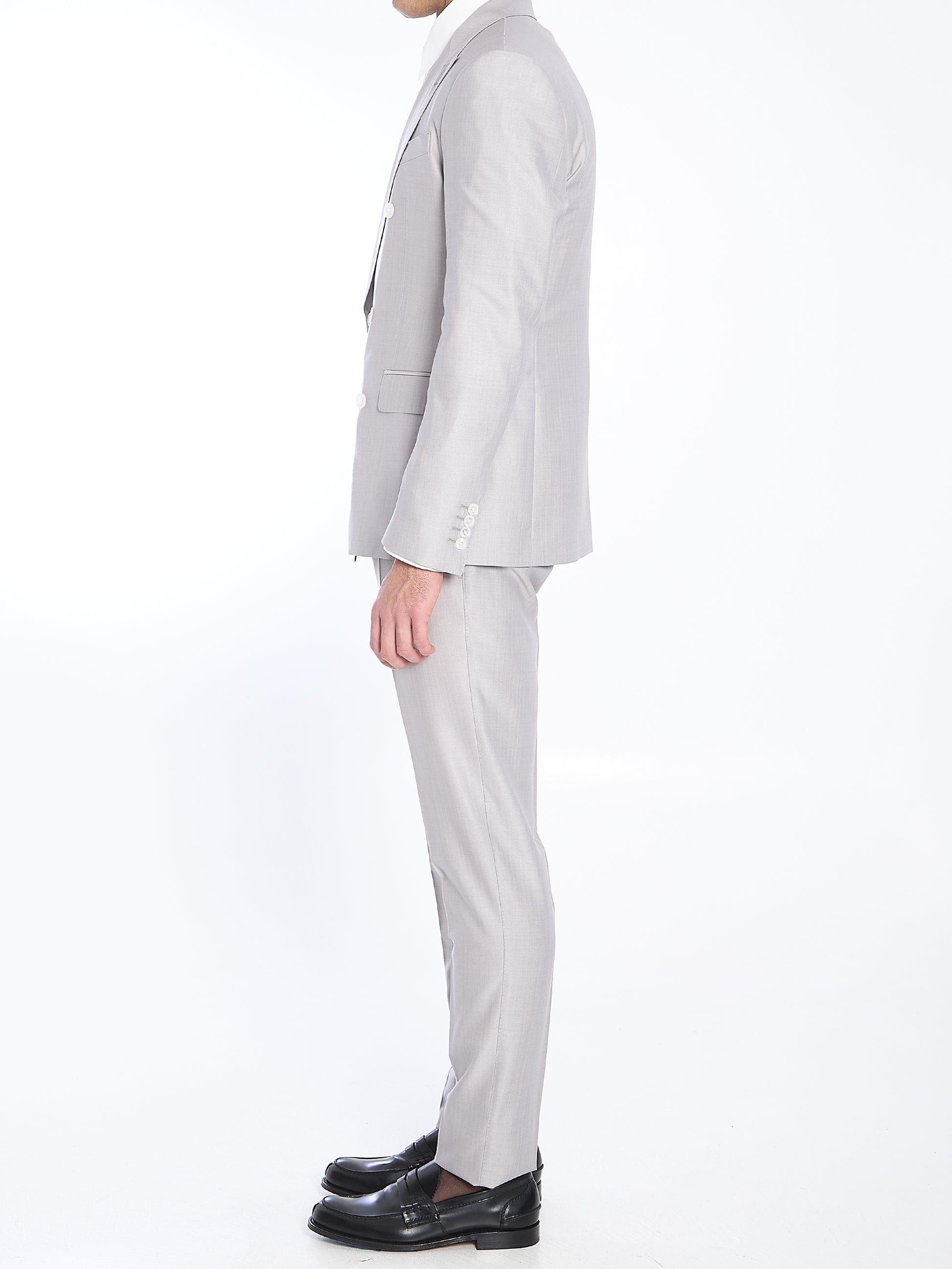 Deconstructed two-piece suit