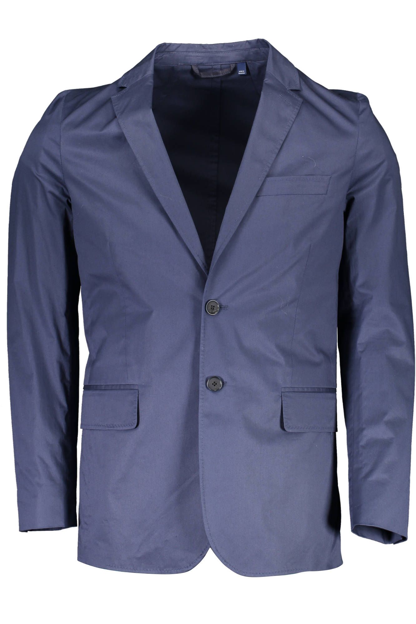 Gant Blue Cotton Men Jacket