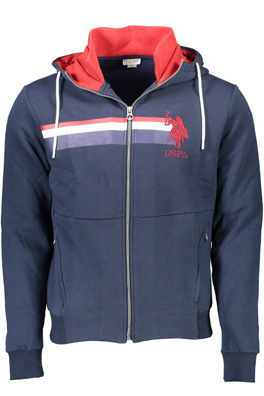 U.S. POLO ASSN. Blue Cotton Men's Hoodie - Qutton