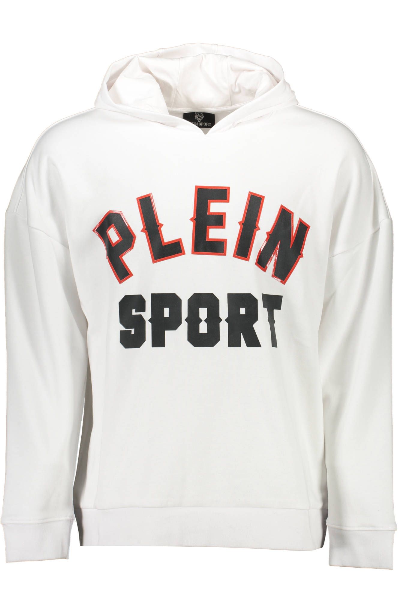 Plein Sport Bianco Cotton Men Sweatshirt