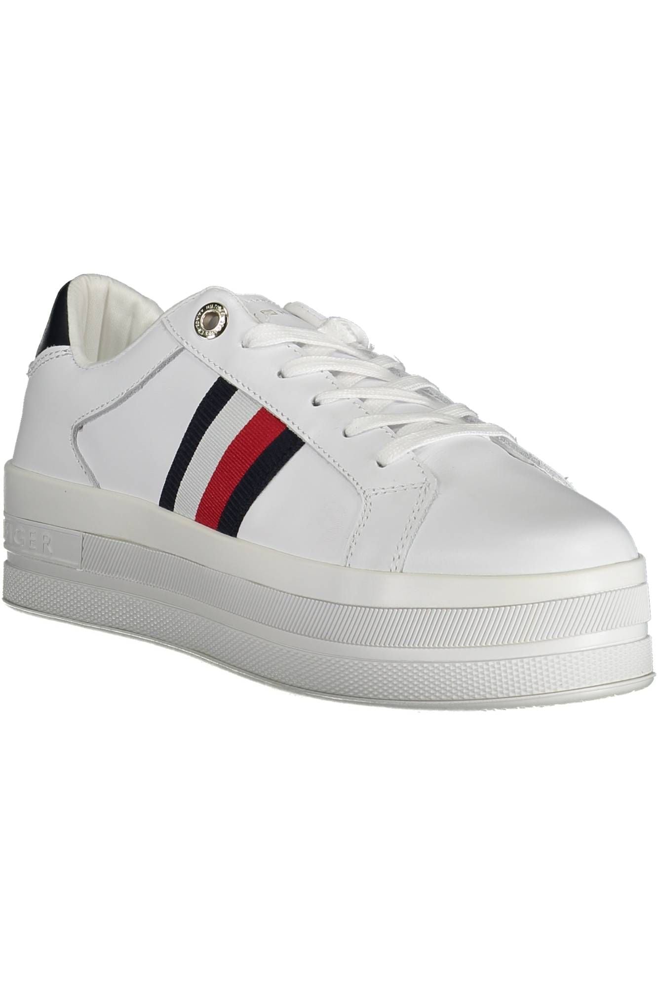 Tommy Hilfiger White Polyethylene Women Sneaker