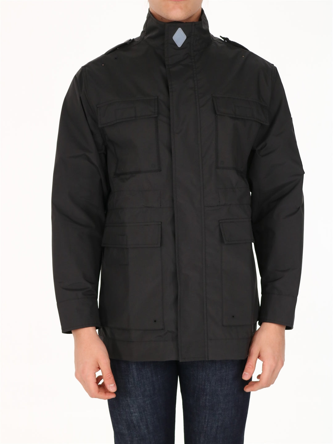 Windproof jacket 4 pockets black