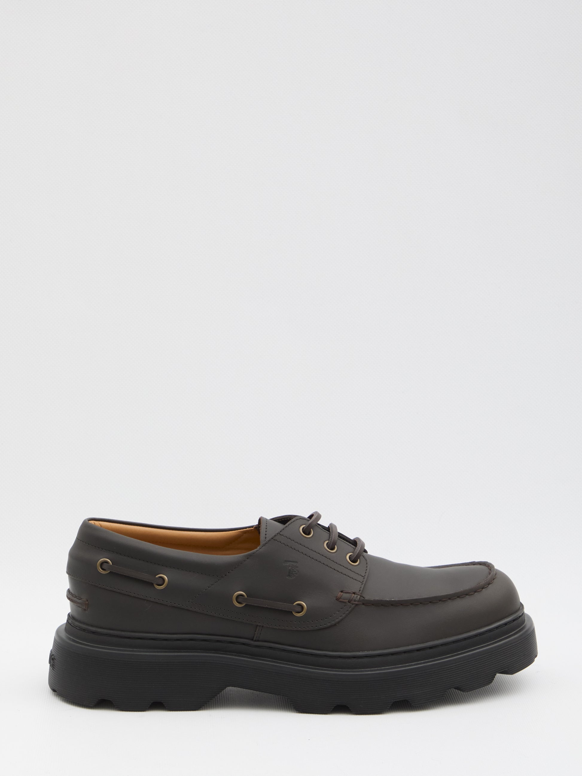 Tank tread boat loafer
