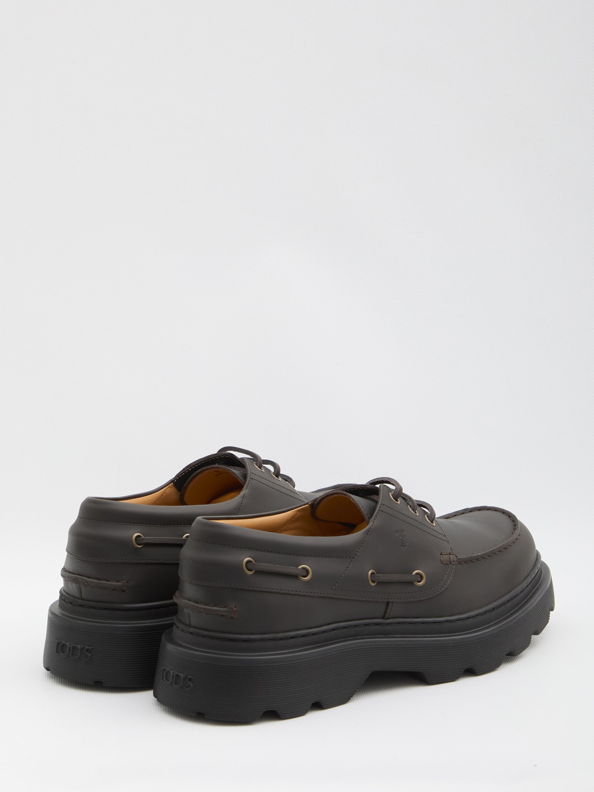 Tank tread boat loafer