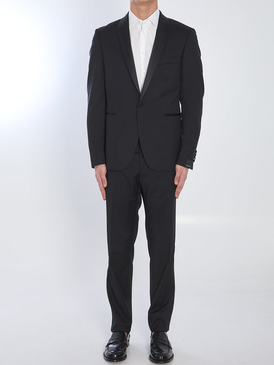 Virgin wool two-piece suit