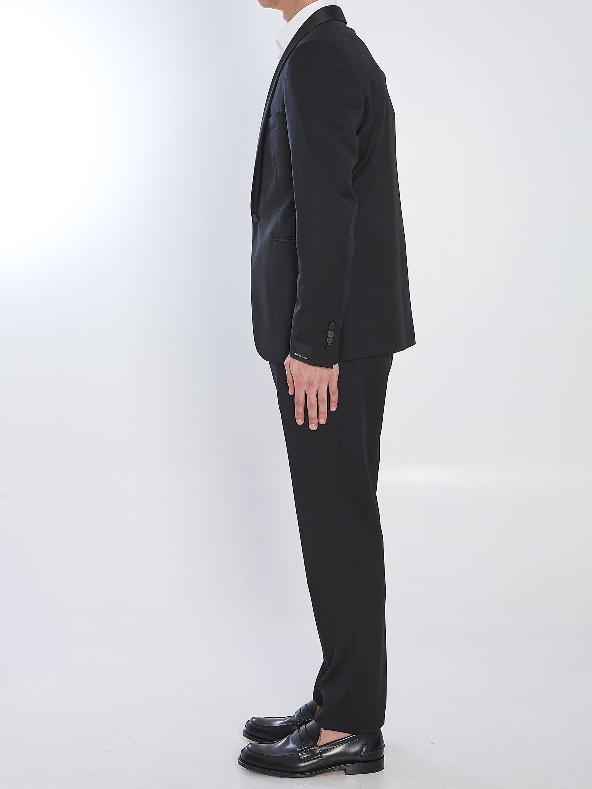Virgin wool two-piece suit