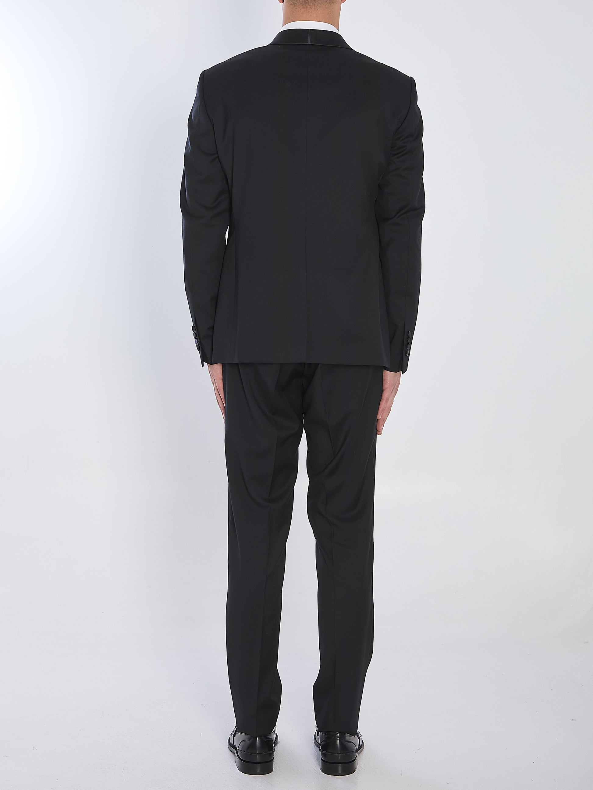 Virgin wool two-piece suit