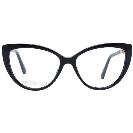 Swarovski Elegant Black Cat Eye Designer Eyeglasses