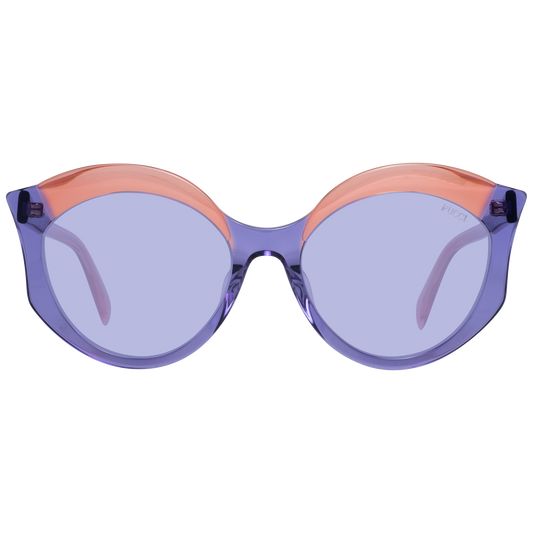 Emilio Pucci Elegant Purple Butterfly Sunglasses