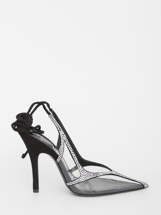 Venus Chrome slingback