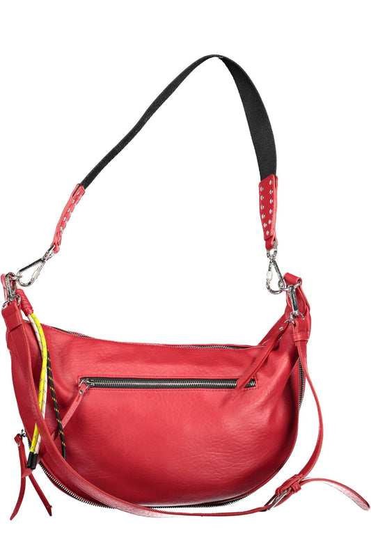 Desigual Red Polyethylene Handbag